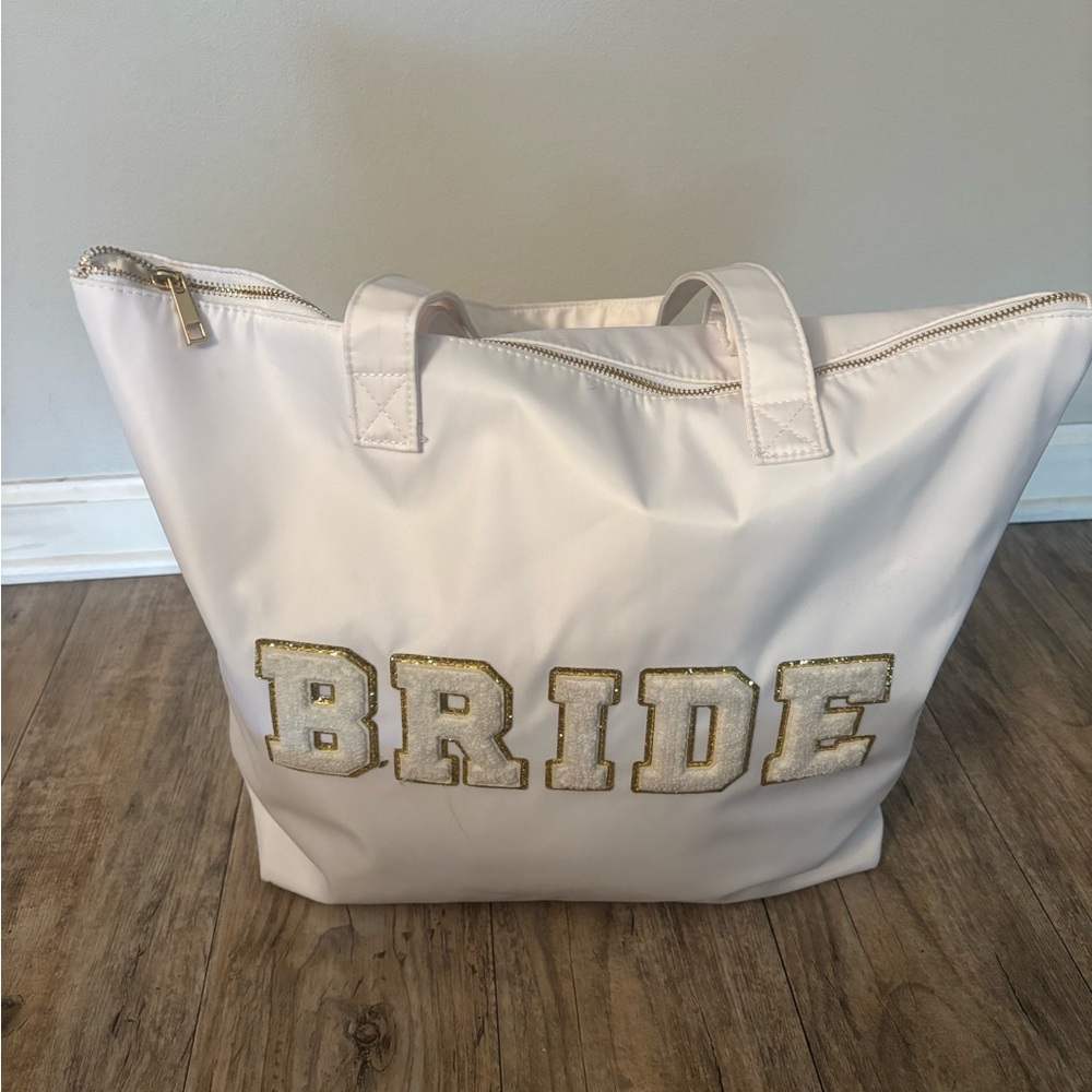 Bride White Tote Bag and Crossbody bag